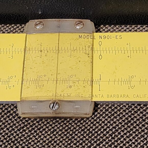 Vintage Pickett Simplex Math Slide Rule N901-ES with Slipcase - Picture 6 of 7